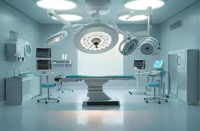 خدمات الفردوس 8 غرفة عمليات حديثة في إيران مجهزة بالكامل لإجراء العمليات الجراحية بأعلى معايير السلامة